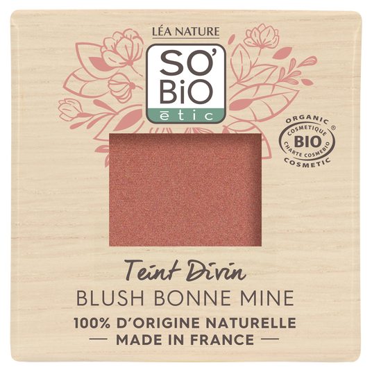 boho cosmetics Blush bonne mine - 01 Bois de rose - SO'BiO étic