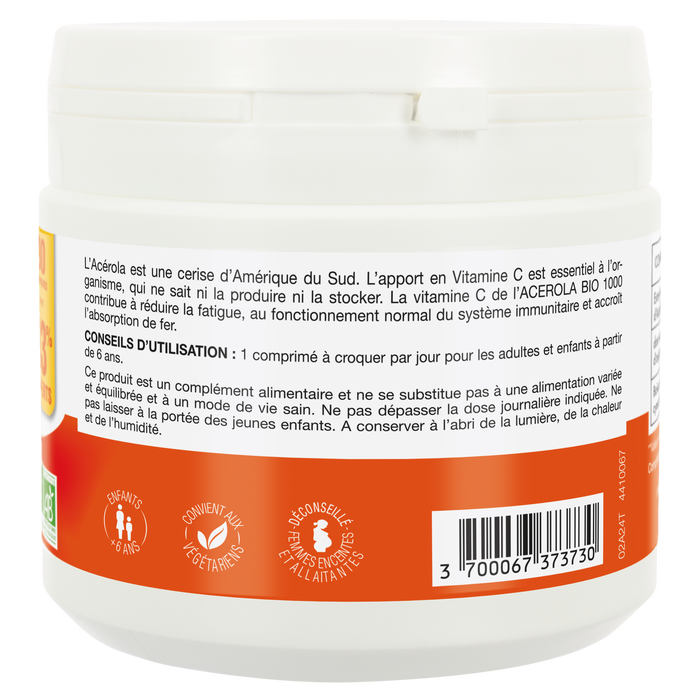 Boho Cosmetics Acérola Bio 1000 33% Offerts