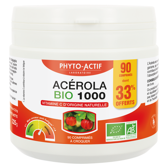 boho cosmetics Acérola Bio 1000 33% offerts