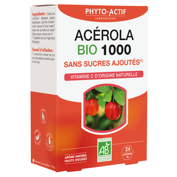 Boho Cosmetics Acérola Bio 1000 Sans Sucres