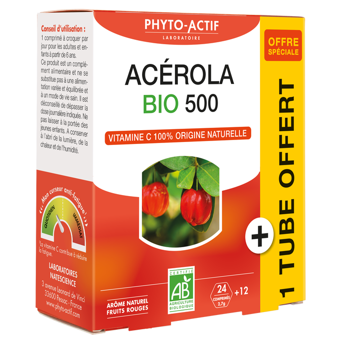 Boho Cosmetics Acérola Bio 500 + 1 Tube Offert