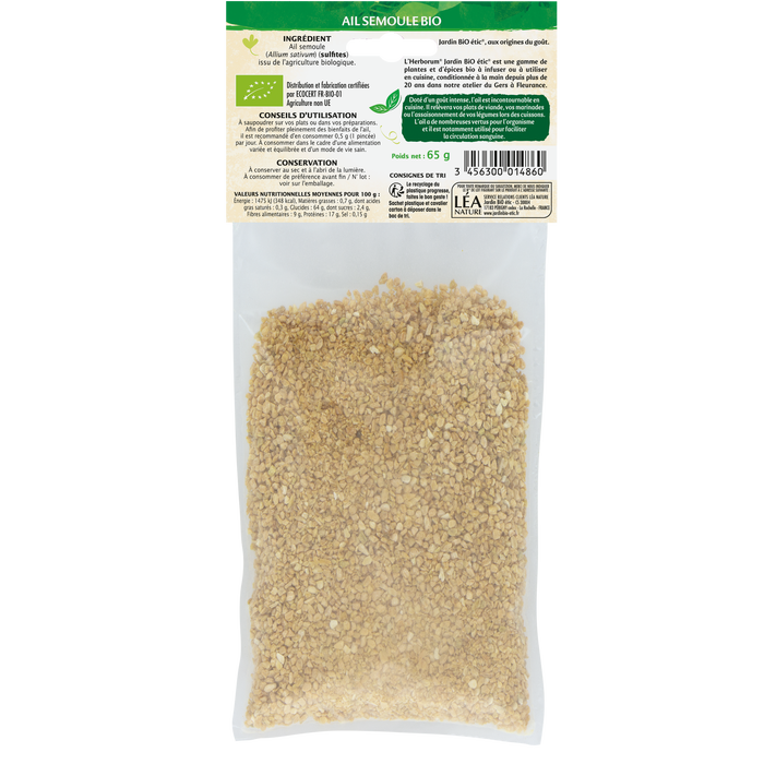 Boho Cosmetics Ail Semoule - Jardin Bio Étic