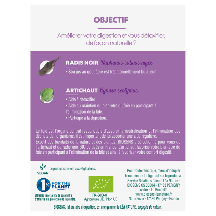 Boho Cosmetics Ampoule Bien-être Du Foie - Biosens