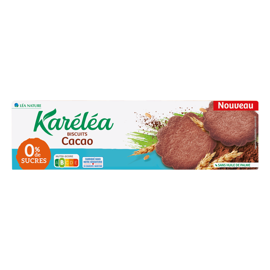 boho cosmetics Biscuits Cacao sans sucres - Karéléa