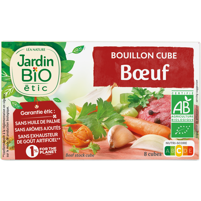 Boho Cosmetics Bouillon Cube Boeuf - Jardin Bio Étic