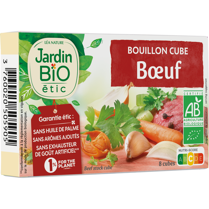 Boho Cosmetics Bouillon Cube Boeuf - Jardin Bio Étic