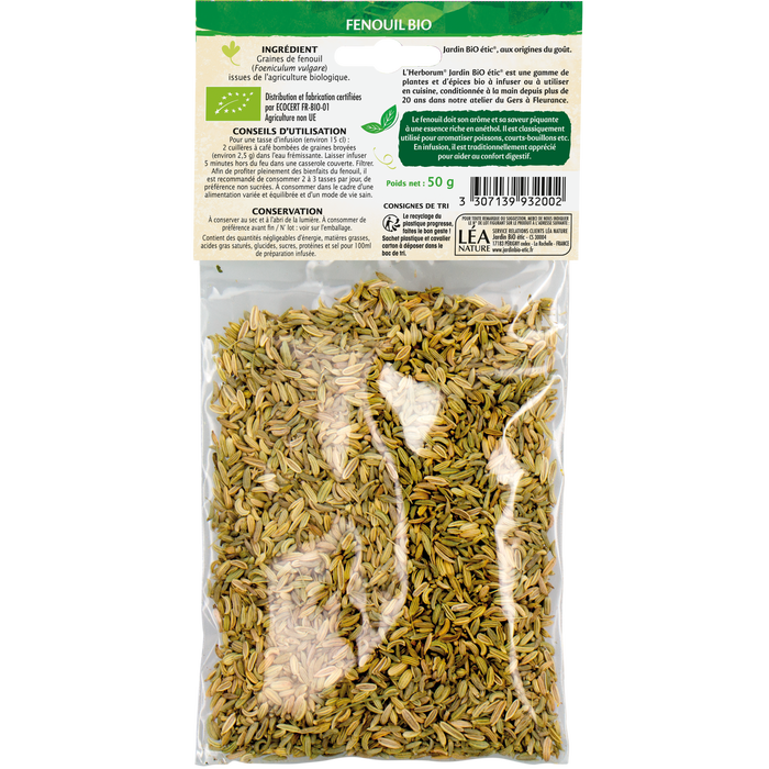 Boho Cosmetics Fenouil Bio - Jardin Bio Étic