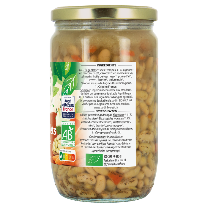 Boho Cosmetics Flageolets Cuisinés - Jardin Bio Étic