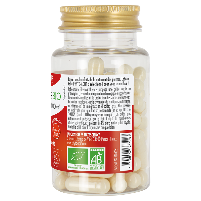 Boho Cosmetics Gélules Gelée Royale Bio 2000 Mg