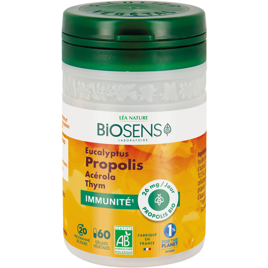 boho cosmetics Gélules propolis immunité - Biosens