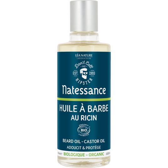 boho cosmetics Huile à barbe Ricin Bio - Natessance
