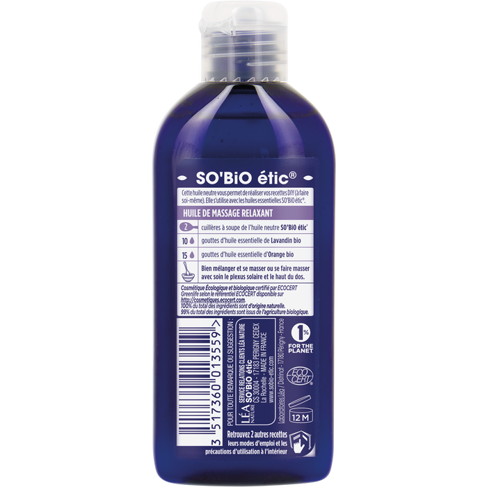 Boho Cosmetics Huile Neutre - LEA NATURE SO BiO étic