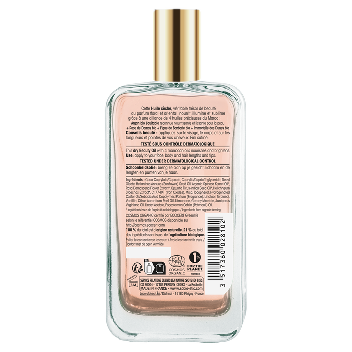 Boho Cosmetics Huile Rose De Beauté