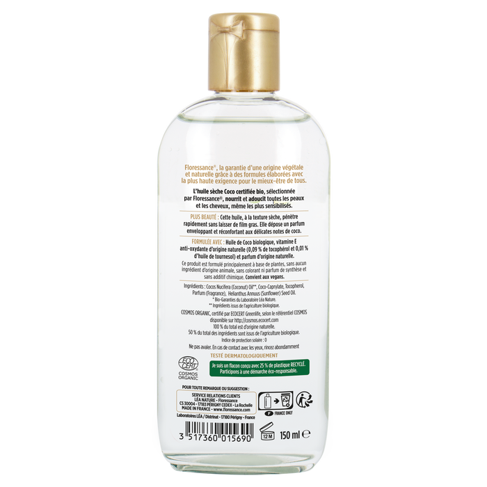Boho Cosmetics Huile Sèche Coco Bio - Floressance