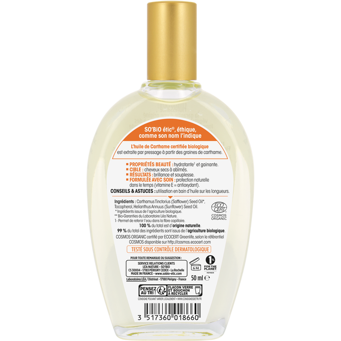 Boho Cosmetics Huile Végétale Carthame - SO'BiO étic