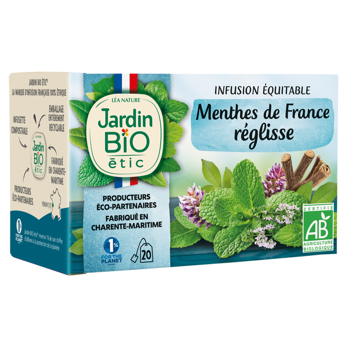 Boho Cosmetics Infusion Menthes De France Réglisse