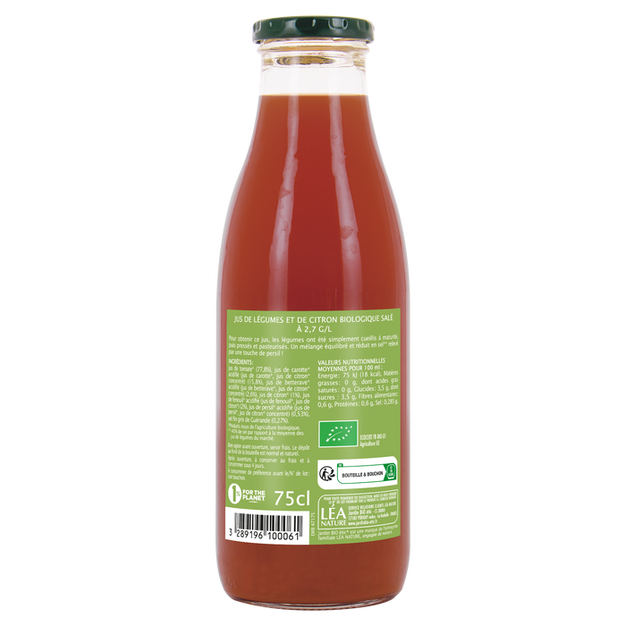 Boho Cosmetics Jus De Légumes 75cl - Jardin BiO étic