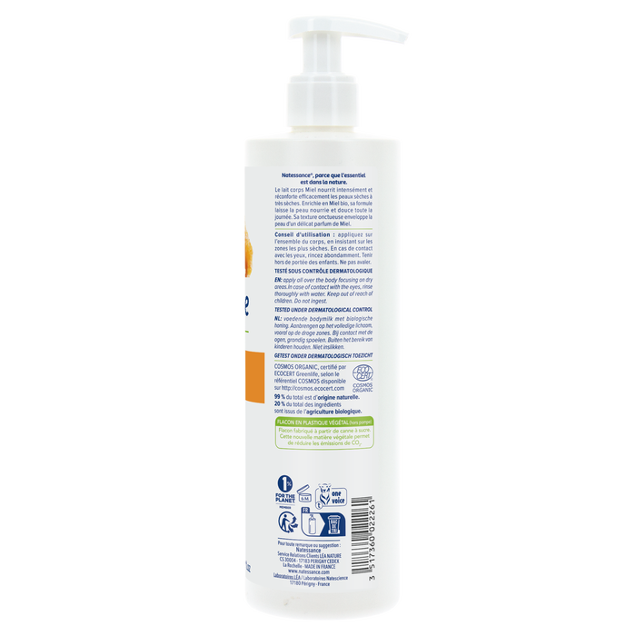 Boho Cosmetics Lait Corps Miel 400ml - Natessance