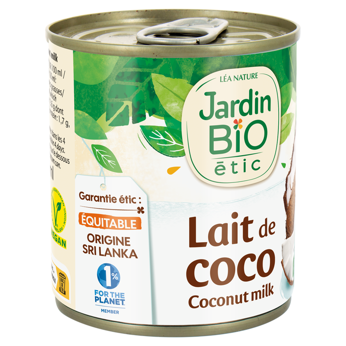 Boho Cosmetics Lait De Coco Bio - Jardin Bio Étic