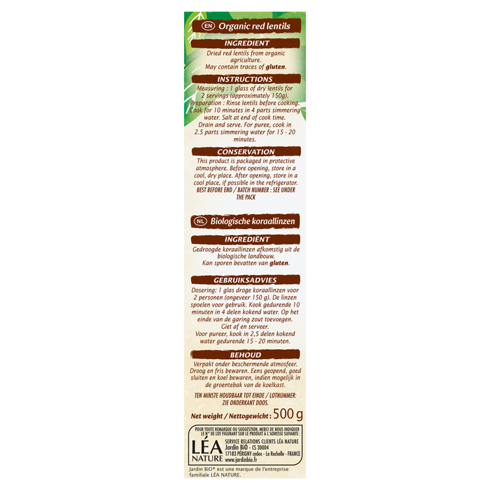 Boho Cosmetics Lentilles Corail - Jardin Bio Étic