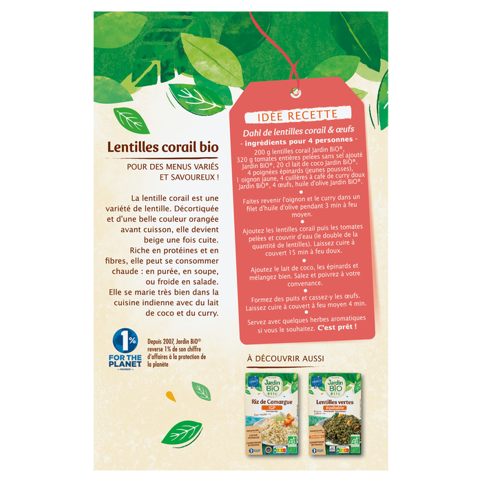 Boho Cosmetics Lentilles Corail - Jardin Bio Étic