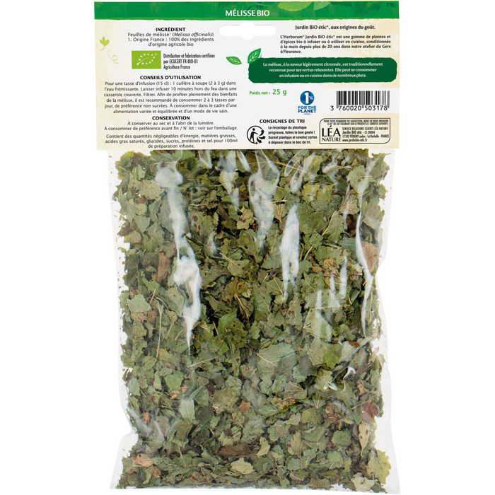 Boho Cosmetics Mélisse - Jardin Bio Étic