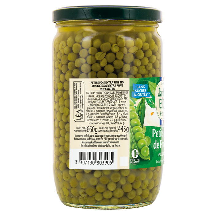 Boho Cosmetics Petits Pois Bio - Jardin Bio Étic