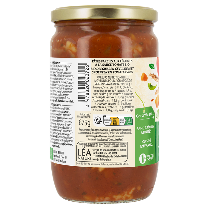 Boho Cosmetics Ravioli Légumes - Jardin Bio Étic