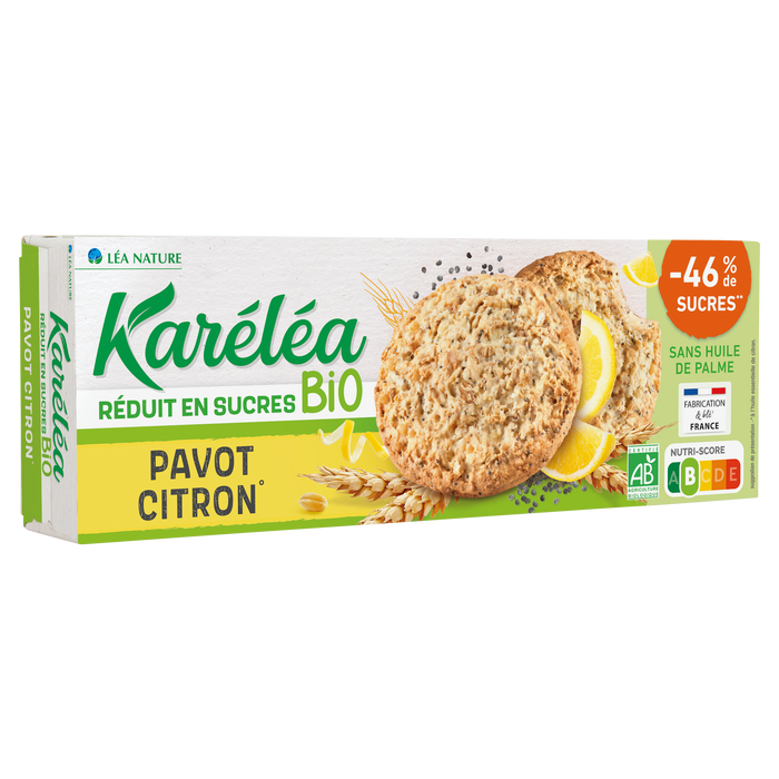 Boho Cosmetics Sablés Pavot Citron Bio - Karéléa