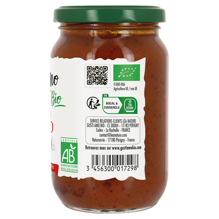 Boho Cosmetics Sauce Tomate Basilico - Gusti Amo Bio