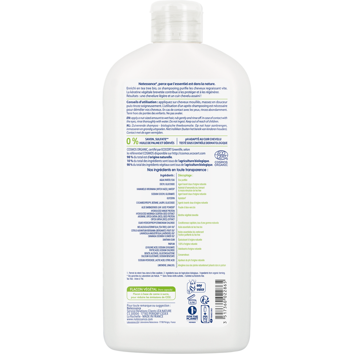 Boho Cosmetics Shampooing Purifiant Tea Tree 500ml