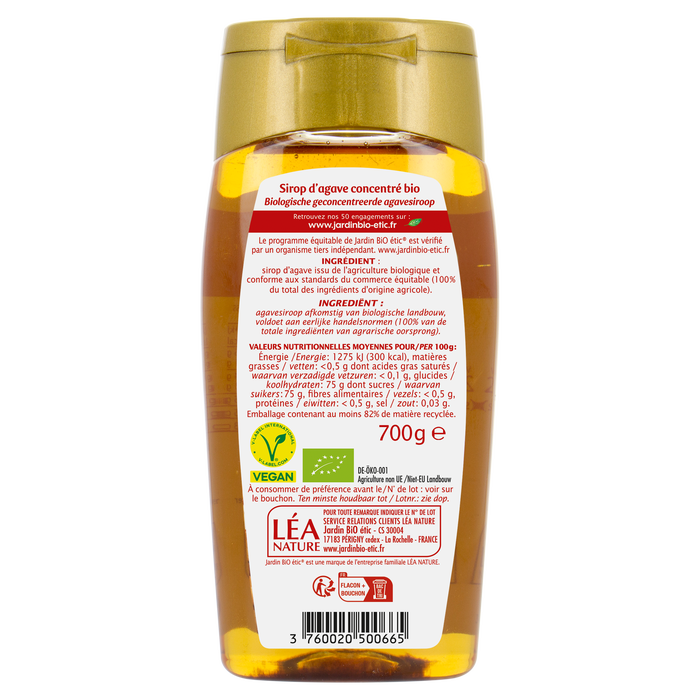 Boho Cosmetics Sirop D'agave - Jardin Bio Étic