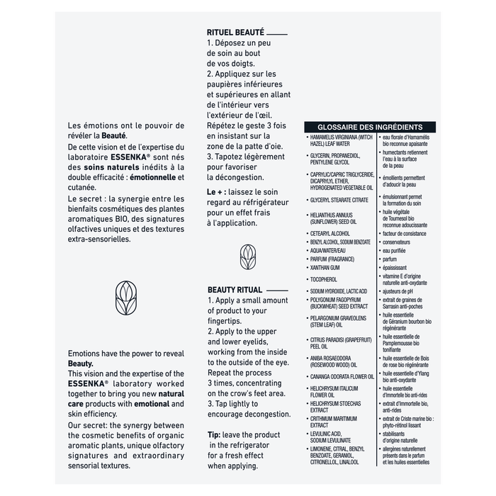 Boho Cosmetics Soin Regard Lissant - Essenka
