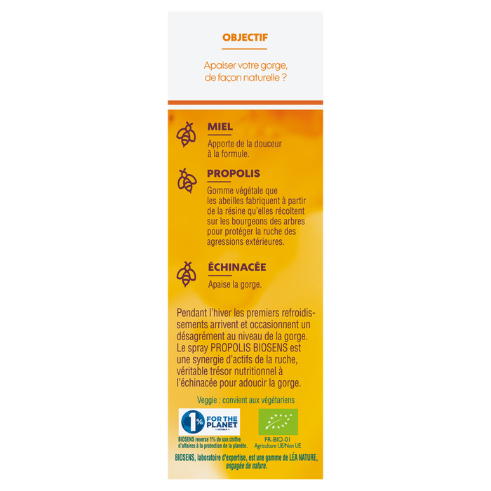 Boho Cosmetics Spray Au Propolis - Biosens