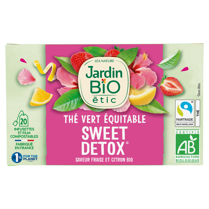 Boho Cosmetics Thé Vert Détox Bio - Jardin Bio Étic