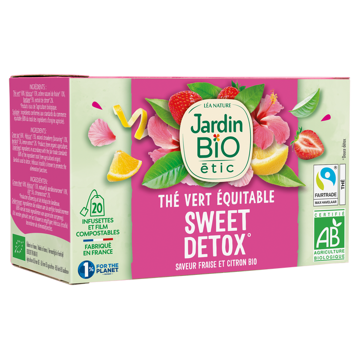 Boho Cosmetics Thé Vert Détox Bio - Jardin Bio Étic