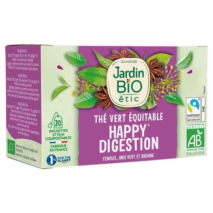 Boho Cosmetics Thé Vert Digestion - Jardin Bio Étic