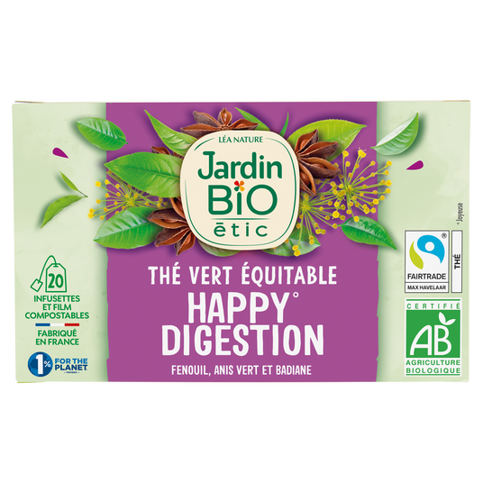 boho cosmetics Thé Vert Digestion - Jardin Bio Étic
