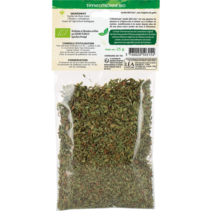 Boho Cosmetics Thym Citronné - Jardin Bio Étic