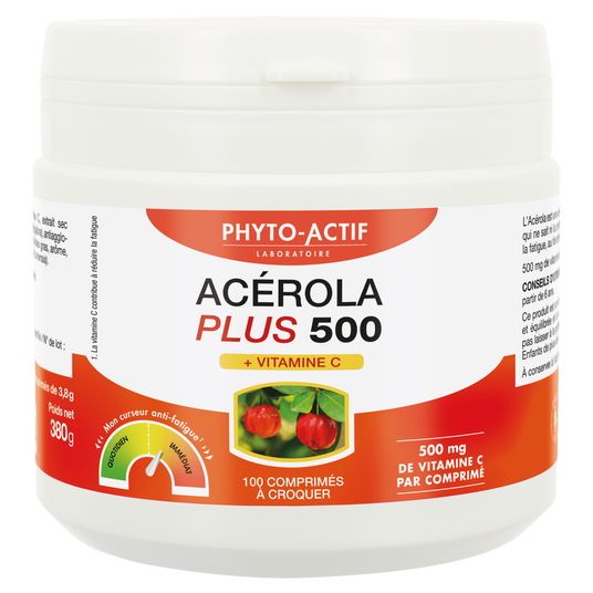 boho cosmetics Vente Acérola Plus 500 - Vitalité