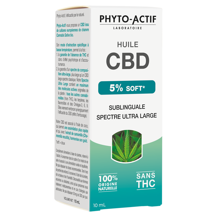 Boho Cosmetics Vente Huile CBD 5% - Bien-être (CBD)