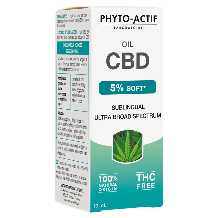 Boho Cosmetics Vente Huile CBD 5% - Bien-être (CBD)