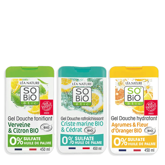 boho cosmetics Vente Kit 3 Gels Douche - Douches