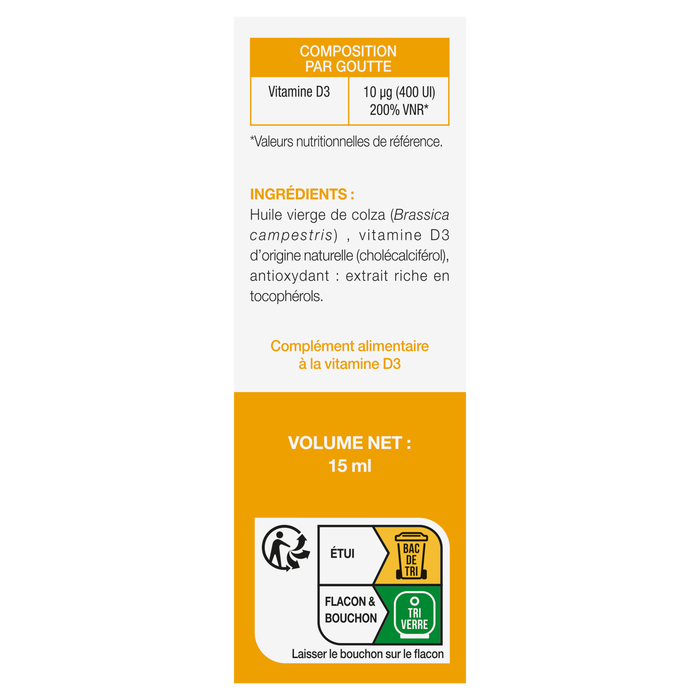 Boho Cosmetics Vitamine D3 - Laboratoire Phyto-Actif