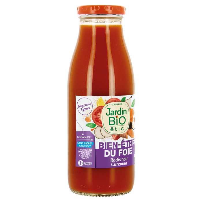 Boho Cosmetics Boisson Bien-être Du Foie Radis Noir Et Curcuma - Jardin Bio Étic