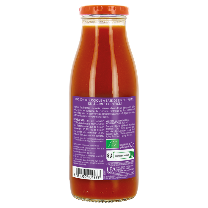 Boho Cosmetics Boisson Bien-être Du Foie Radis Noir Et Curcuma - Jardin Bio Étic