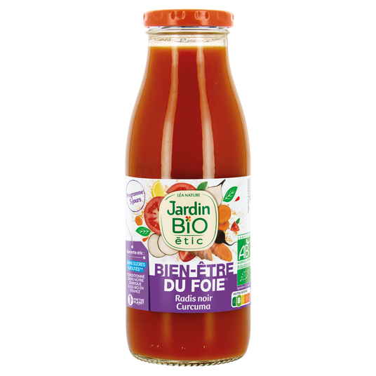 boho cosmetics Boisson bien-être du foie radis noir et curcuma - Jardin Bio Étic