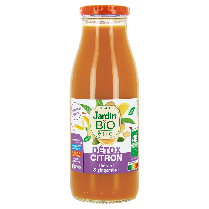 Boho Cosmetics Boisson Détox Citron Bio - Jardin Bio Étic