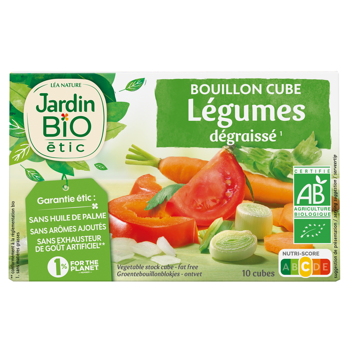 Boho Cosmetics Bouillon Cube Légumes - Jardin Bio Étic