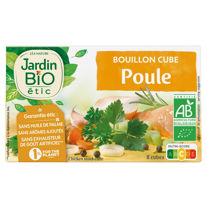 Boho Cosmetics Bouillon Cube Poule Bio - Jardin Bio Étic